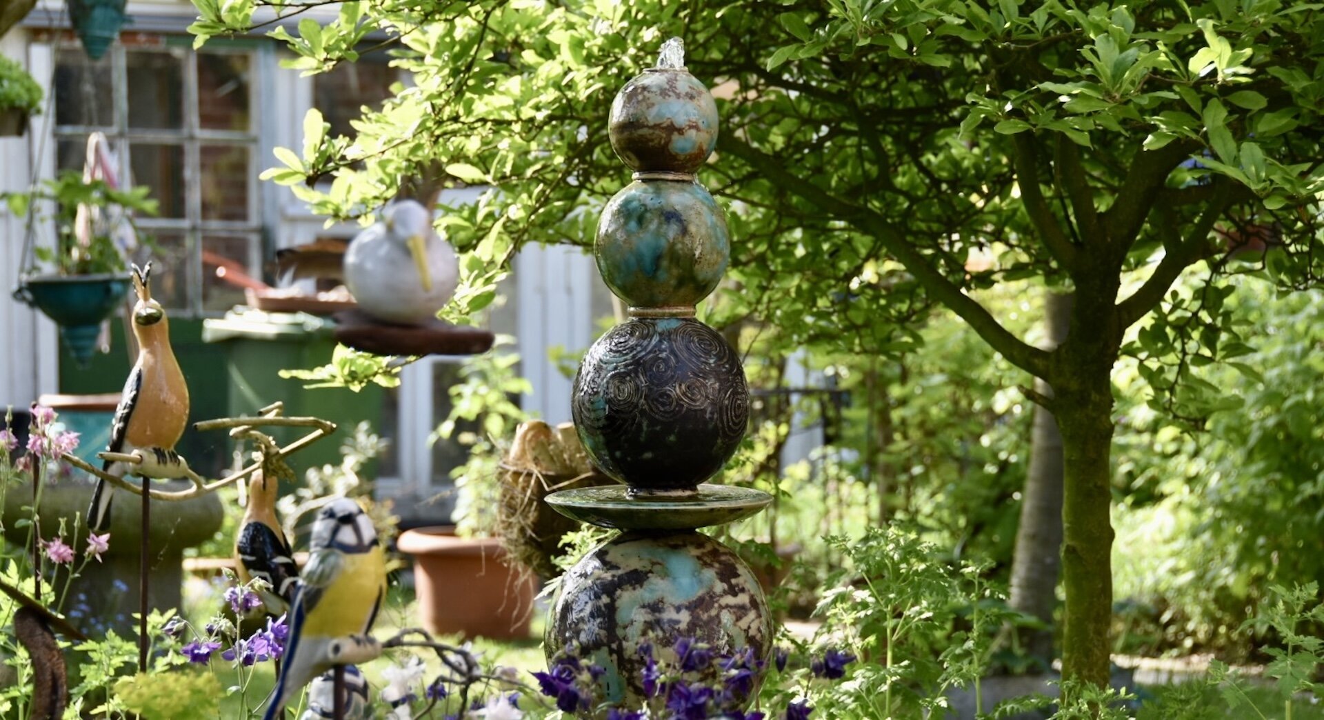 Brunnen und Gartenzepter